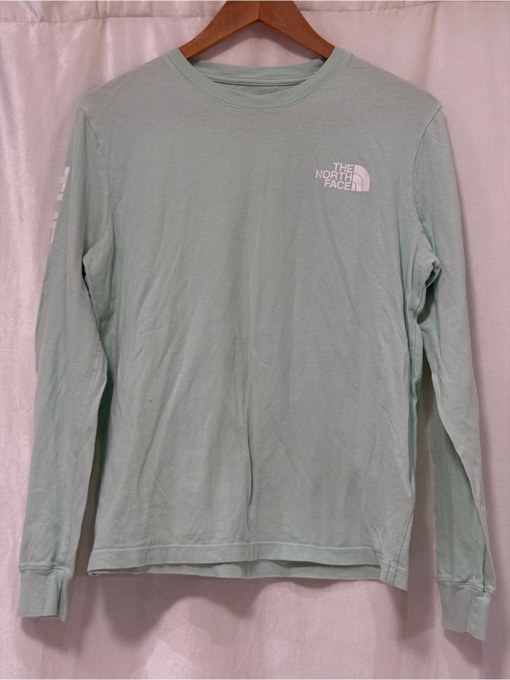 The North Face Mint Green Long Sleeve Shirt